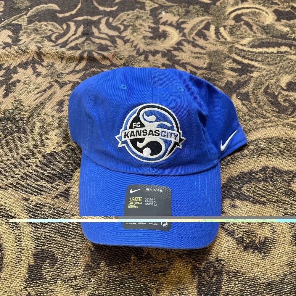 Nike Kansas City FC Heritage86 adjustable Adult hat royal blue New NWSL